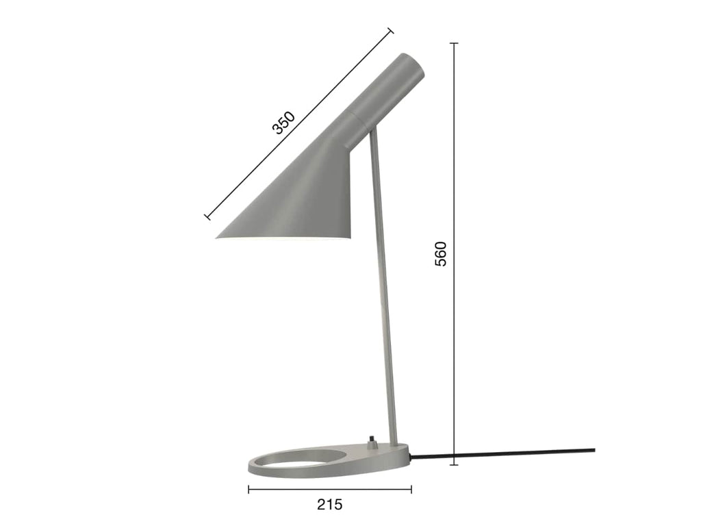 AJ Table Lamp Polish Stainless