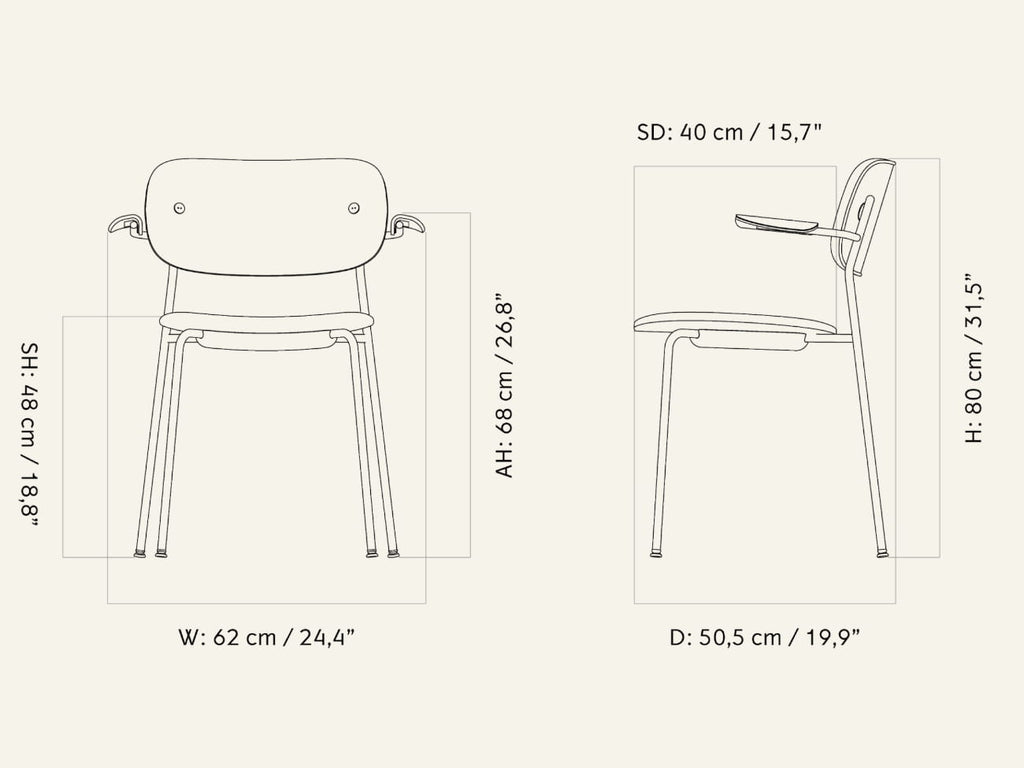 Co Dining Chair w/Arm