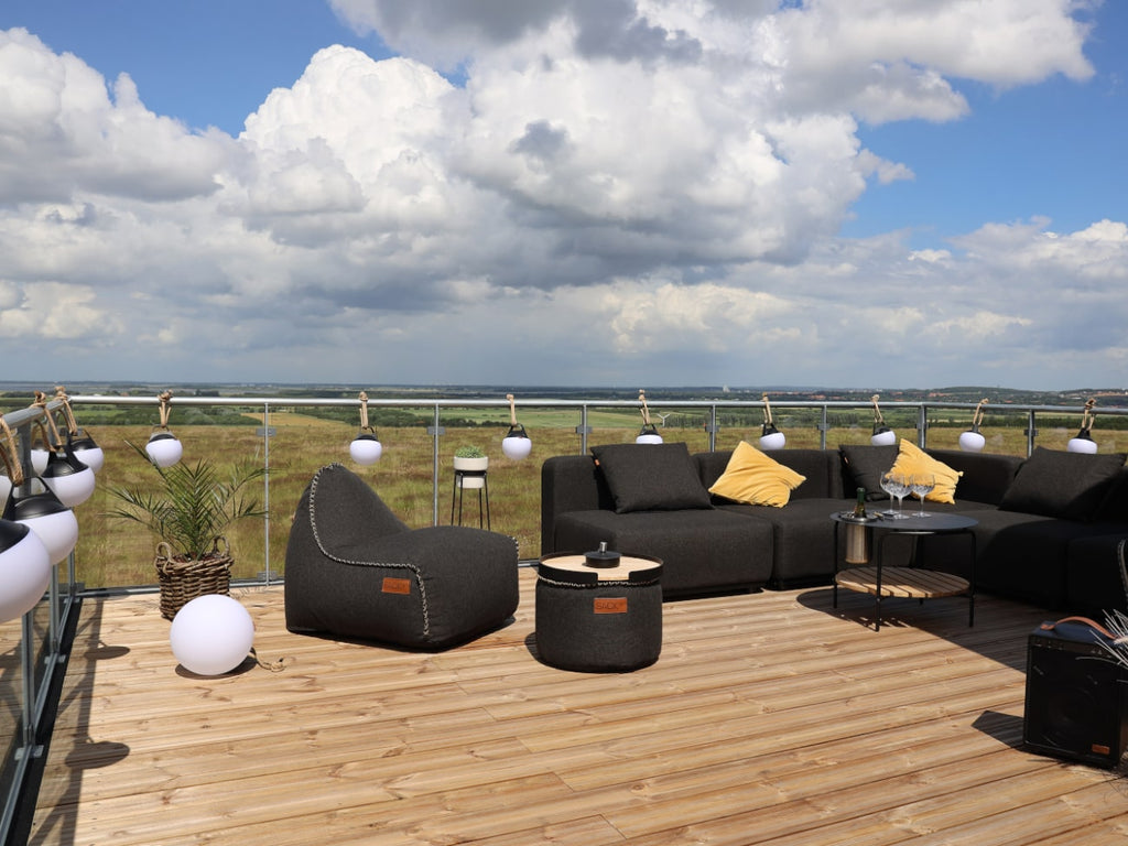 Cobana Lounge Chair + Pouf