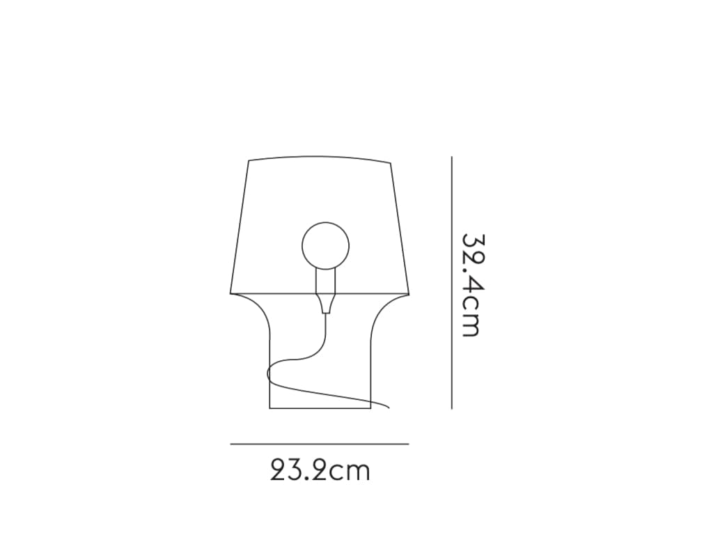 Cosy In Grey Table Lamp