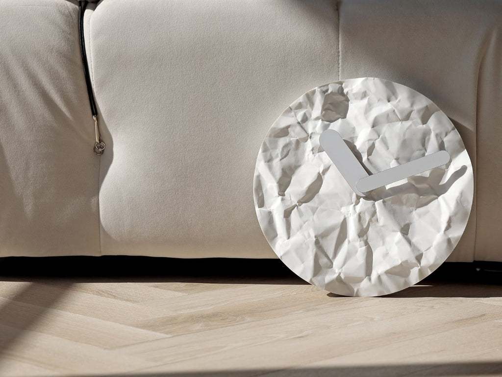 Crinkle Paper X Clock