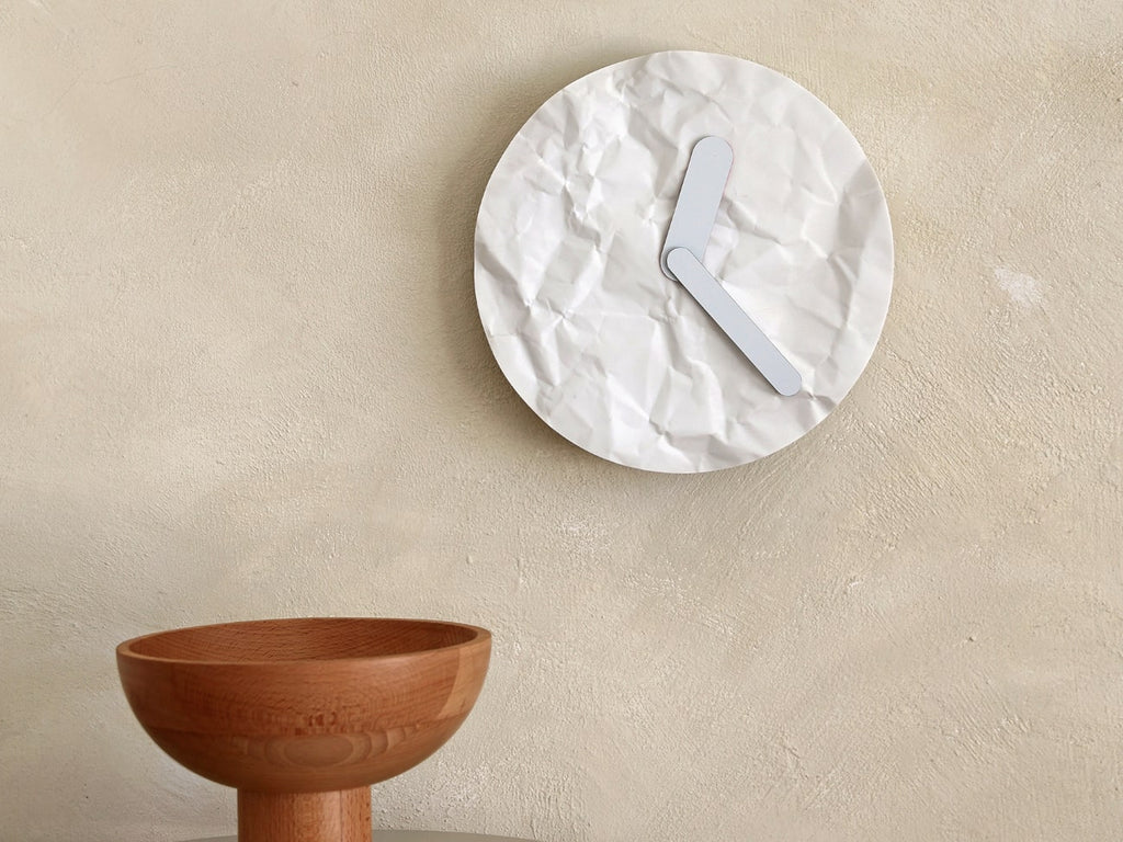 Crinkle Paper X Clock