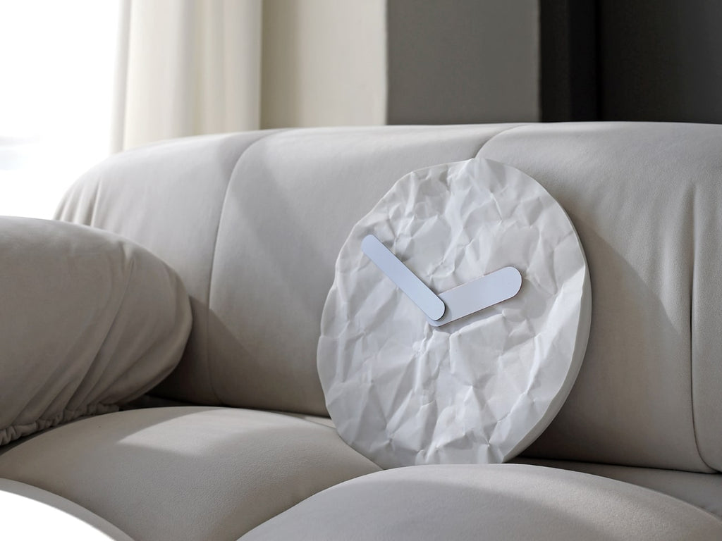 Crinkle Paper X Clock