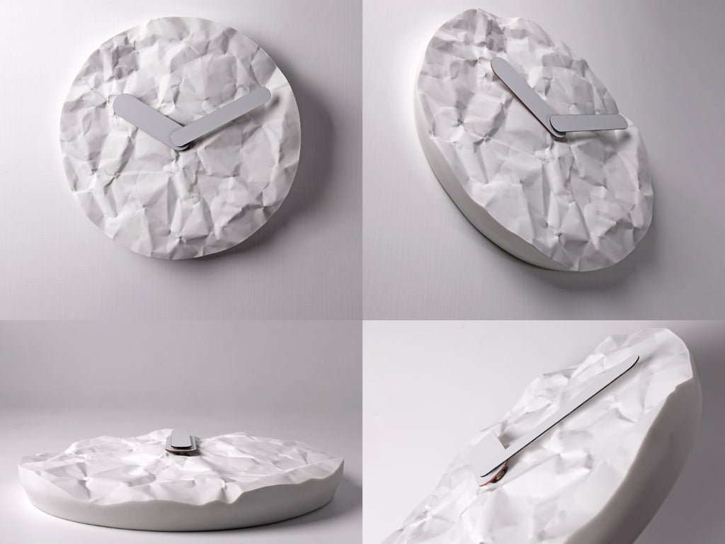 Crinkle Paper X Clock