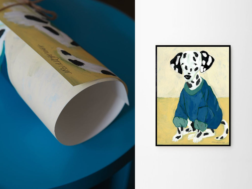 Dalmatian in Sweatshirt