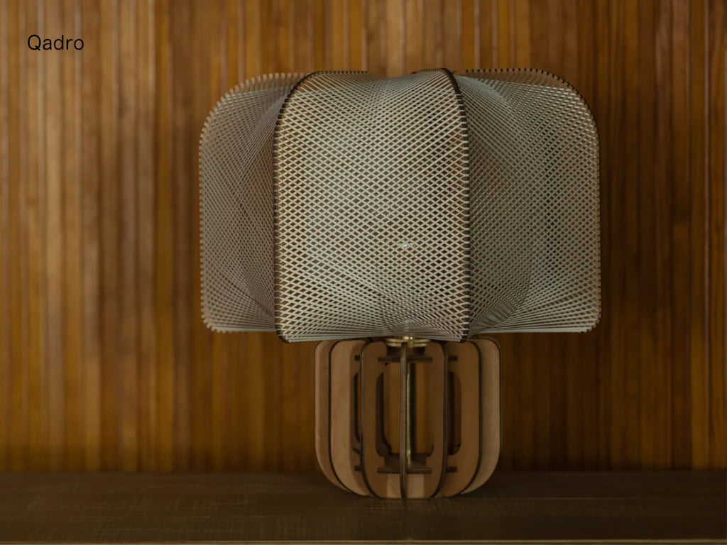 Muljee-Wood Base Table Lamp
