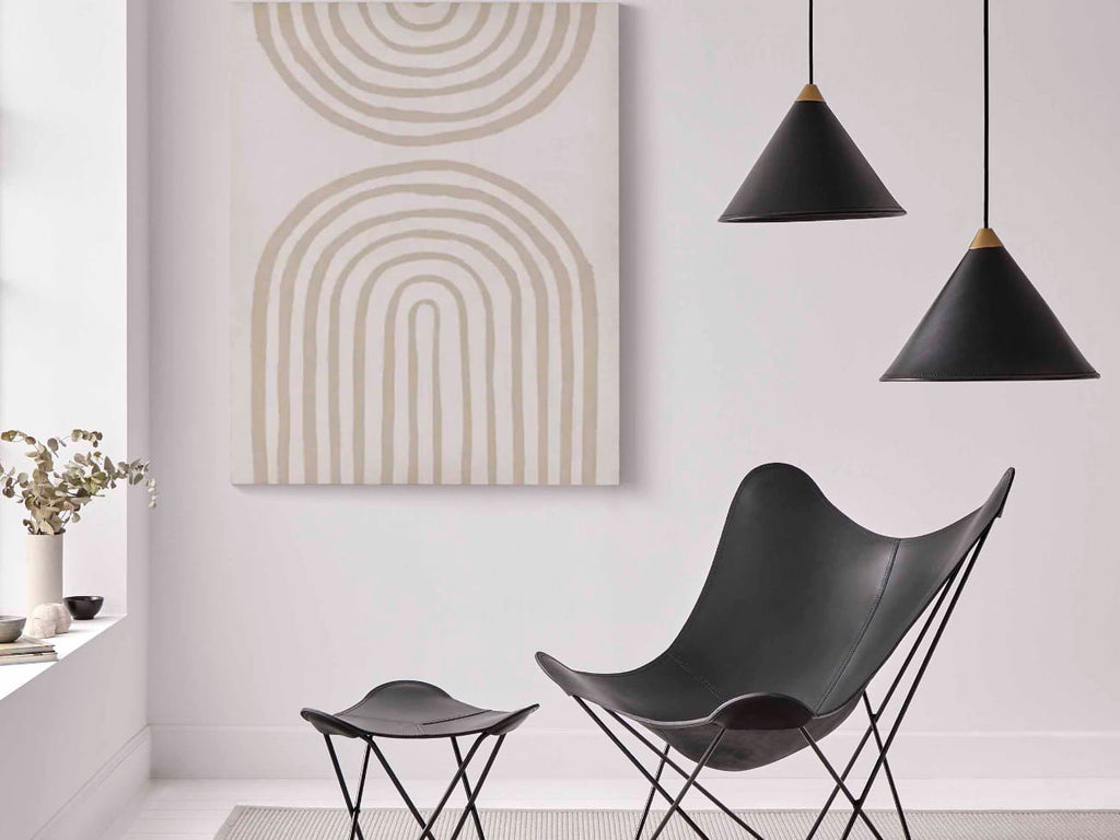 Namibia Leather Lamp