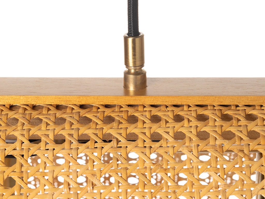 Rattan Pendant Lamp 4 Bulb