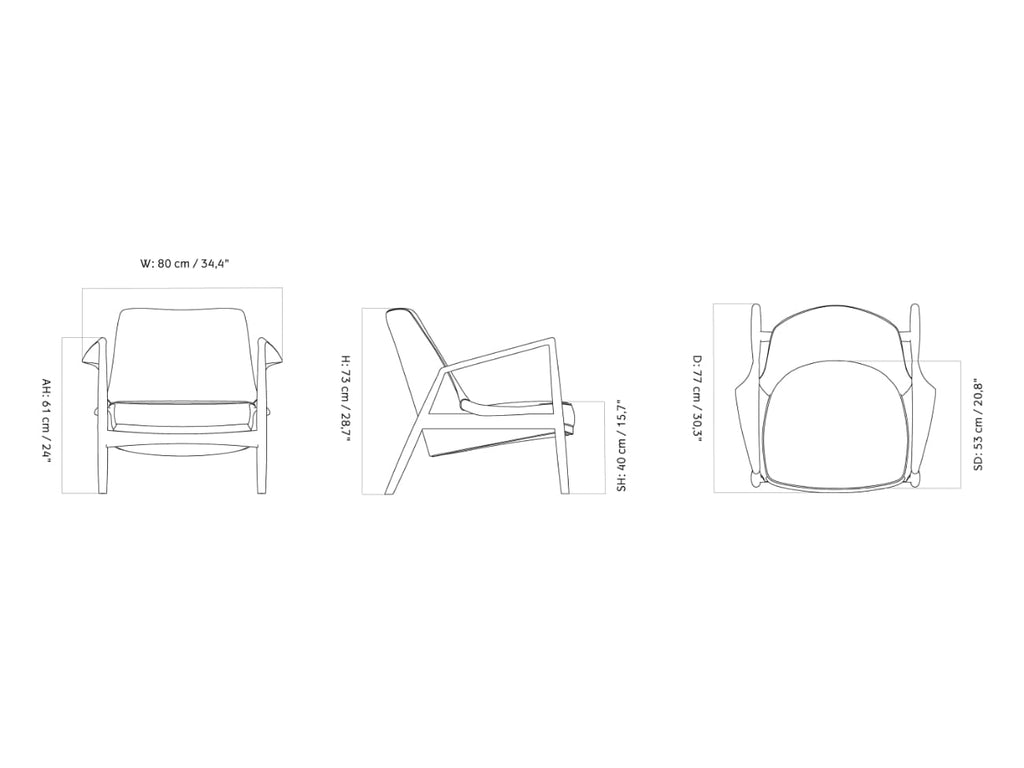 The Seal Lounge Chair Low Back