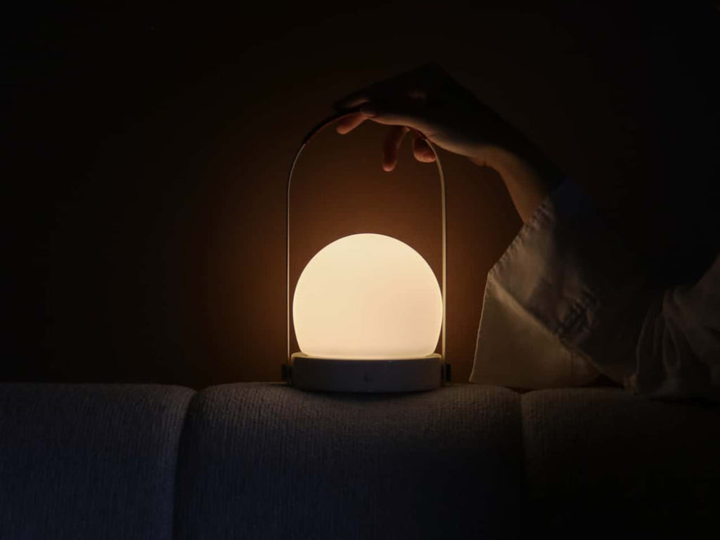 Carrie LED Lamp Leather