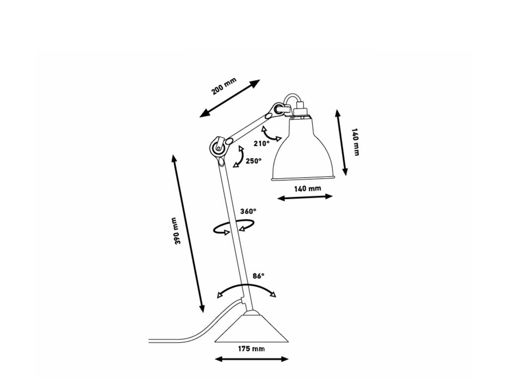 Lampe De Table No.205