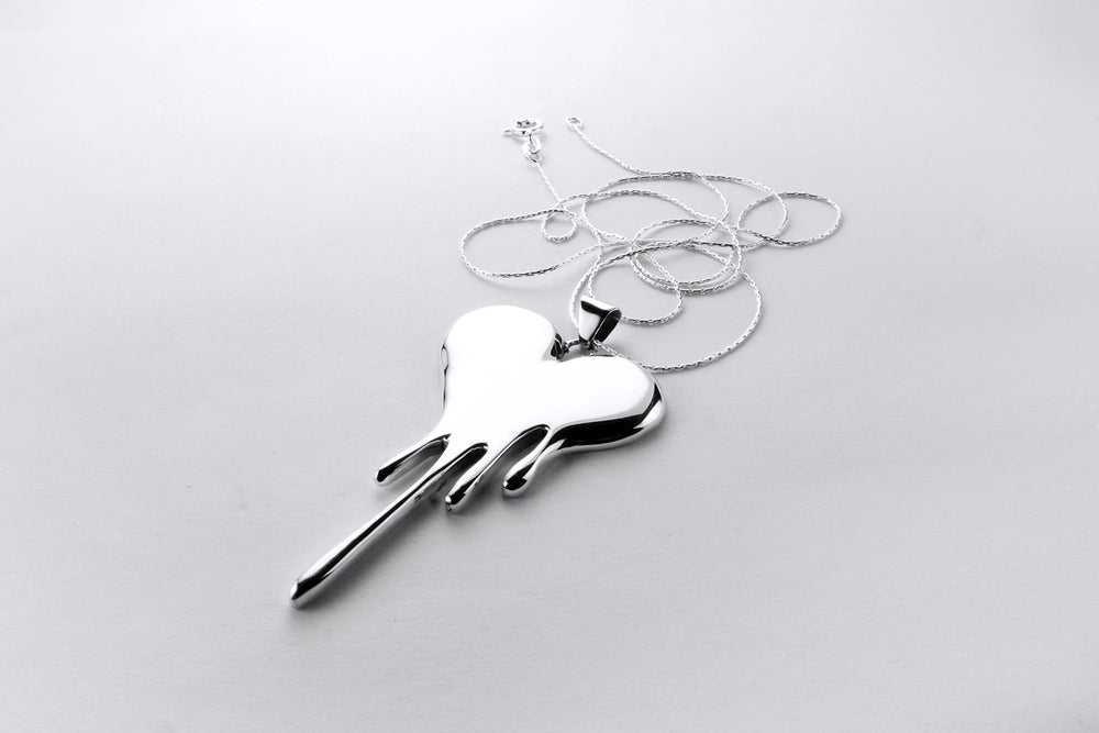 Dropping Heart Necklace