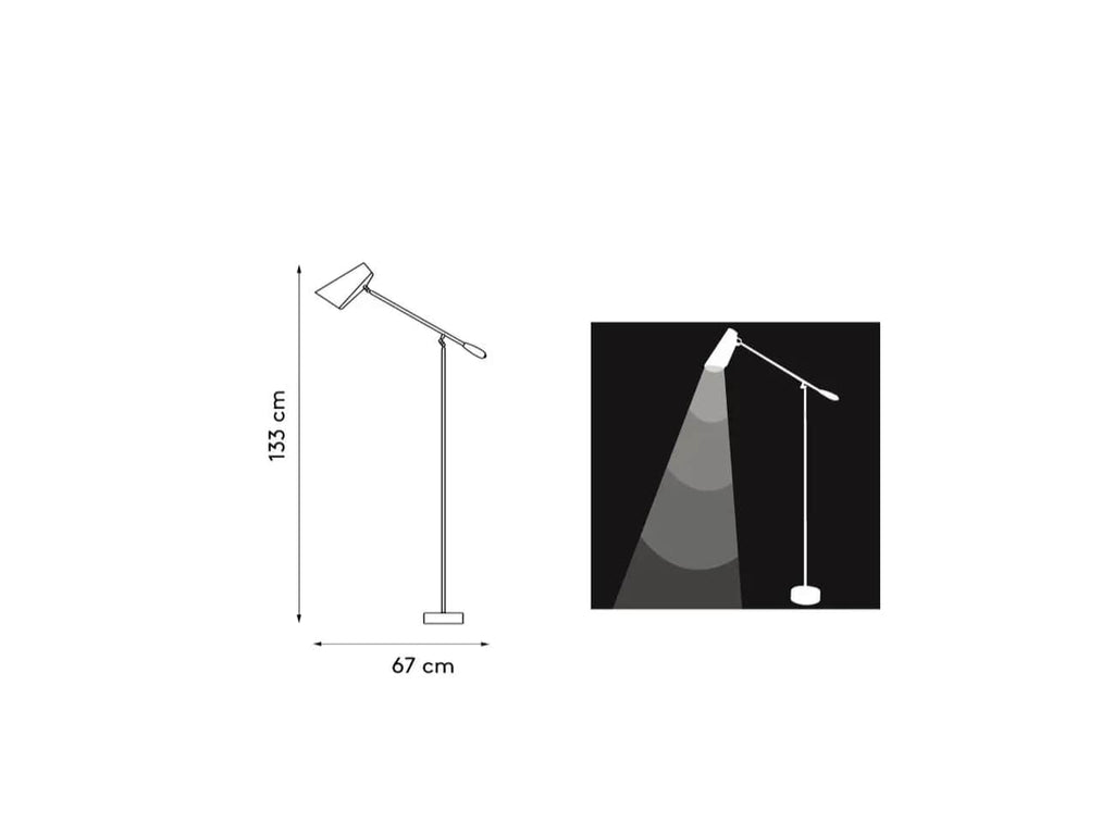 Birdy Floor Lamp All Black