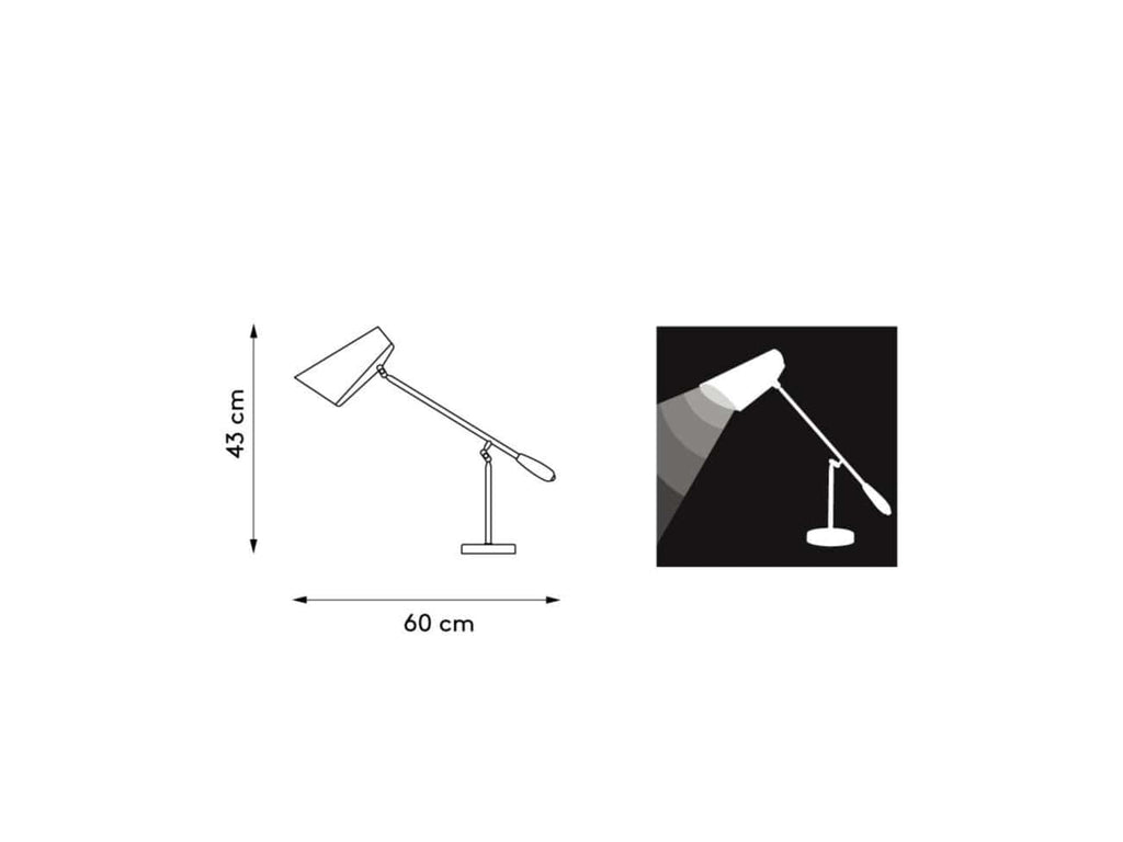 Birdy Table Lamp All Black