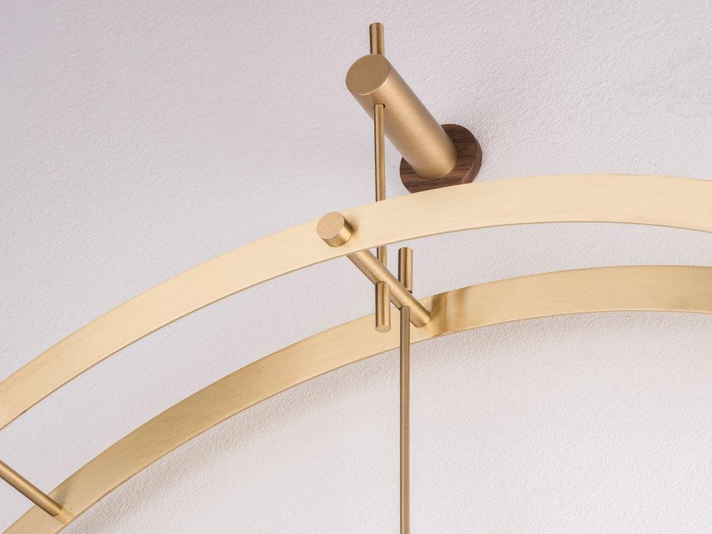 Doble O Premium Gold Wall Clock