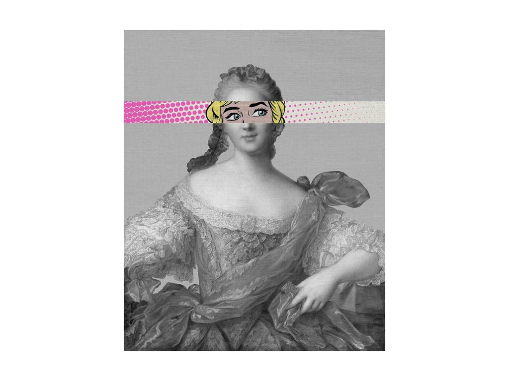 Pop Portrait Gentildonna Pink White