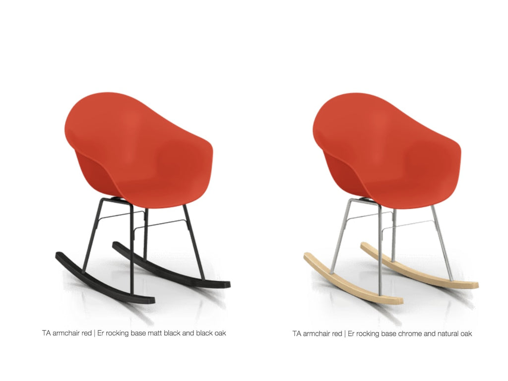 TA Arm Shell Chair Er Rocking Base