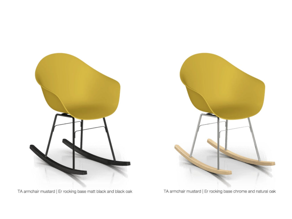 TA Arm Shell Chair Er Rocking Base