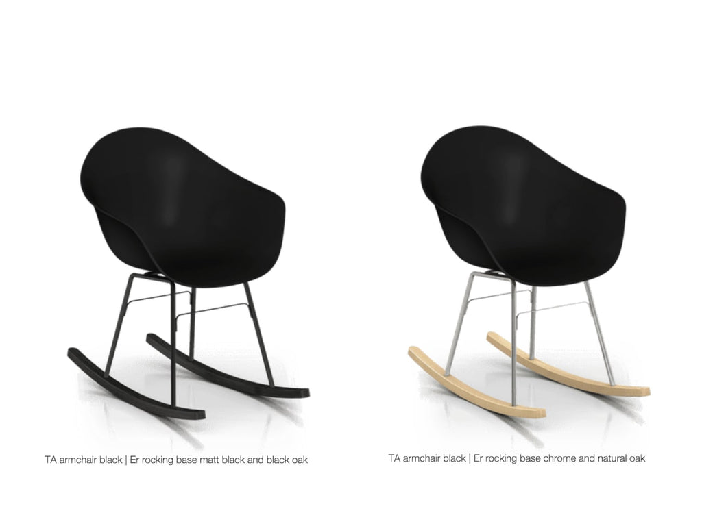 TA Arm Shell Chair Er Rocking Base