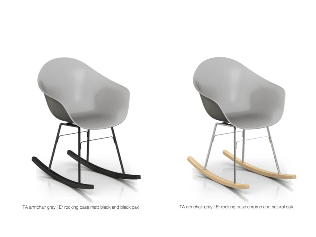 TA Arm Shell Chair Er Rocking Base