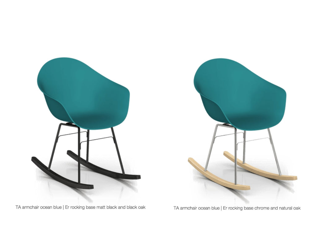 TA Arm Shell Chair Er Rocking Base