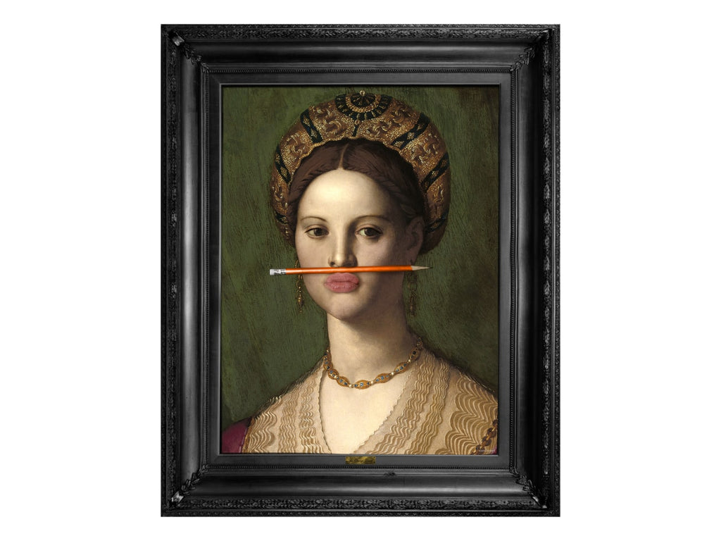 The Orange Pencil' Canvas