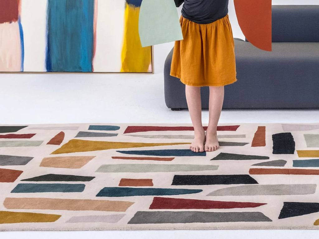 Tones Pieces Tufting Rug