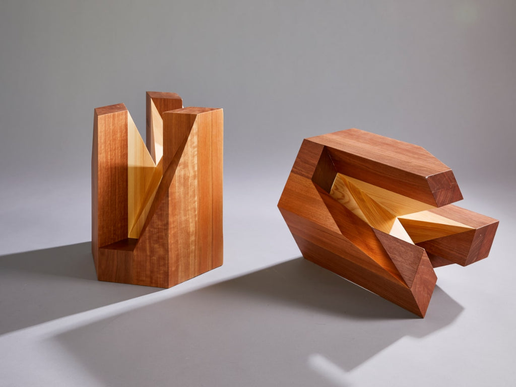 Yosegi Pair Stool