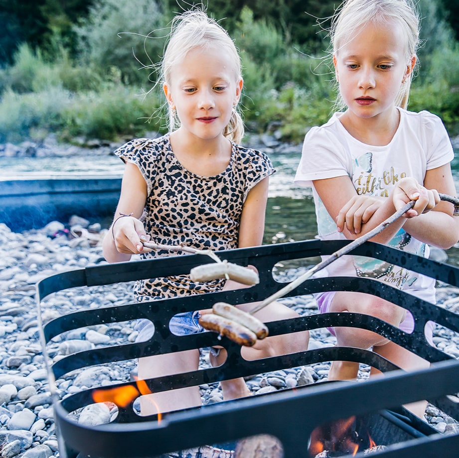 Cube Fire Basket